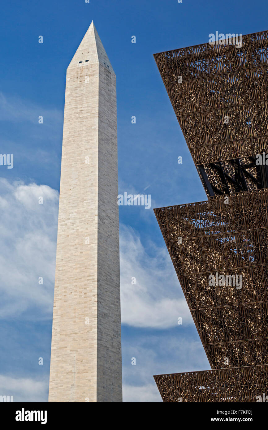 Washington, DC - l'Institution Smithsonian's National Museum of African American History and Culture. Banque D'Images