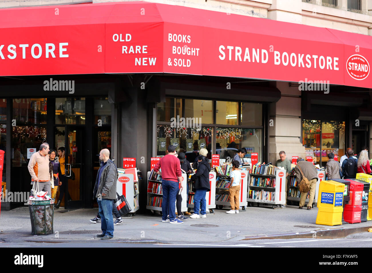 La librairie Strand NYC Banque D'Images