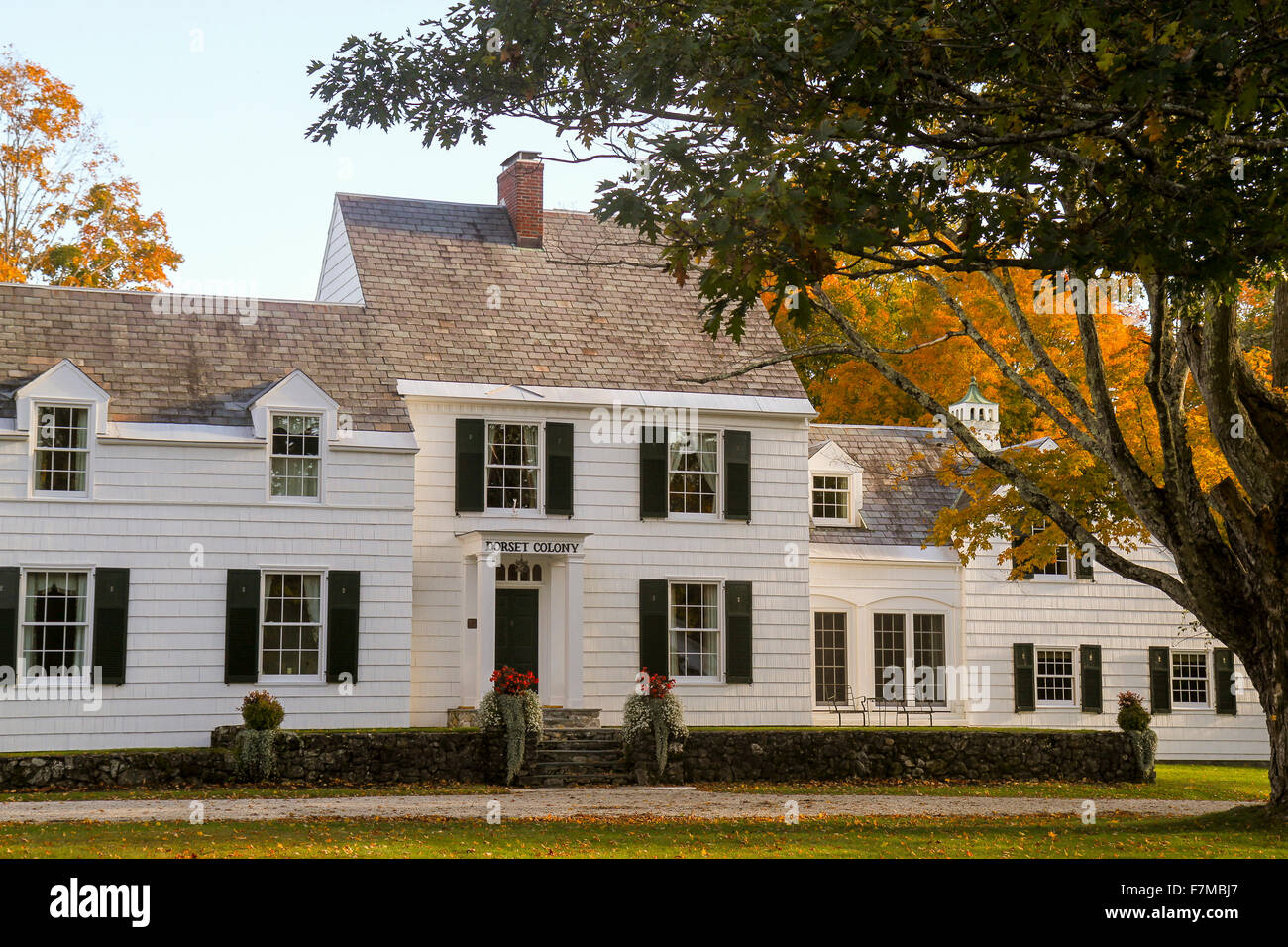 Colonie de Dorset House, Dorset, Vermont Banque D'Images