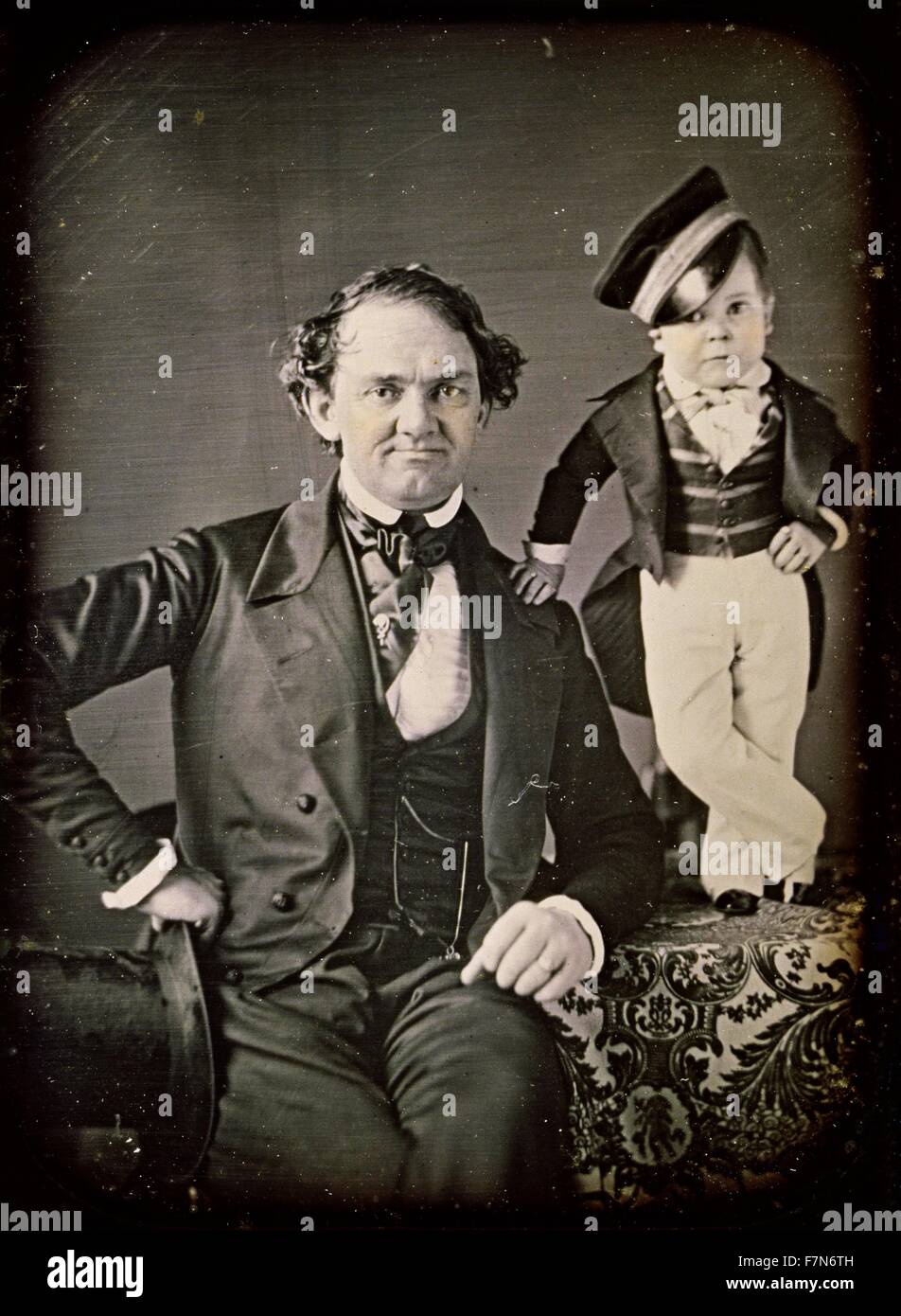Samuel racine ou Marc Aurèle Racine (P.T. Barnum) général tom thumb Banque D'Images Samuel racine ou Marc Aurèle Racine (P.T. Barnum) général tom thumb Banque D'Images