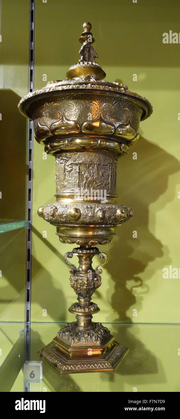 Gold Cup, Elkington, Birmingham, vers 1880 Banque D'Images