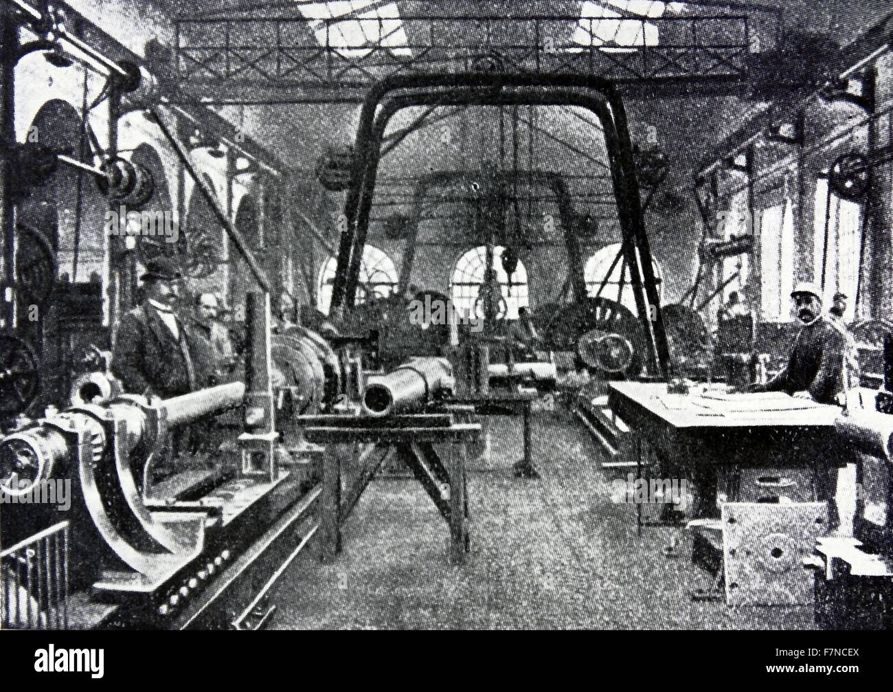 L'État Royal Fonderie de Canons, Liège. La société était un coq John fer Belge, l'acier et manufacturing company basée à Seraing dans la région de Liège, fondée par l'industriel britannique famille engendré par William Cockerill (1759-1832) Banque D'Images