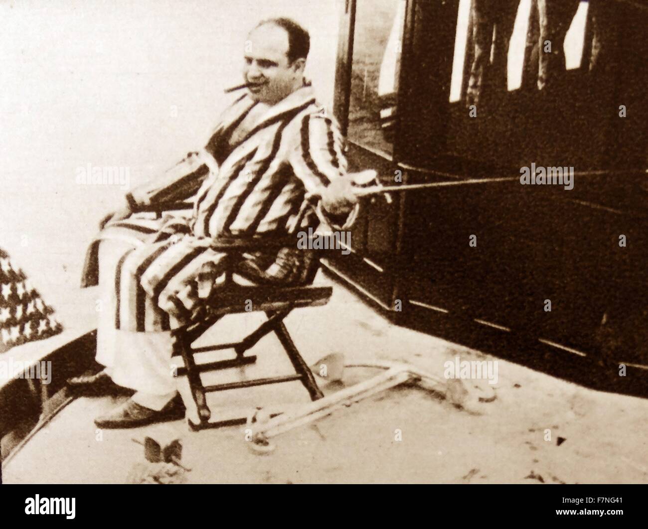 Alphonse Gabriel Capone 'Al' (/ael kəˈpoʊn/ ; Janvier 17, 1899 - janvier 25, 1947) était un gangster qui atteint la renommée à l'époque de la Prohibition. Banque D'Images