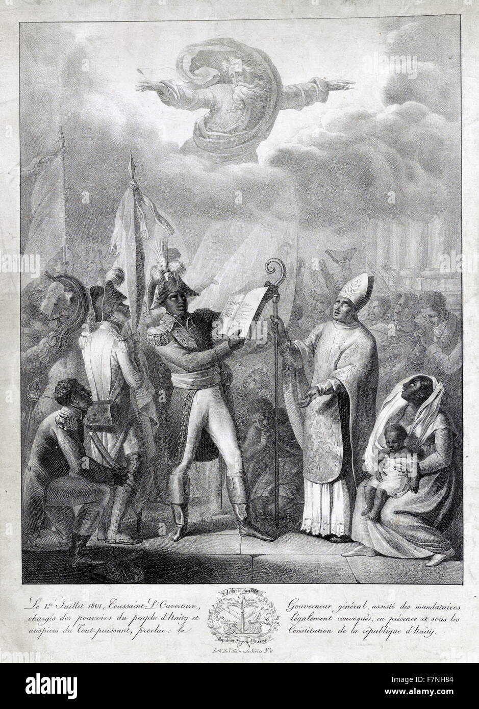 Toussaint louverture proclamation constitution republique haiti noir histoire revolutionnaire 