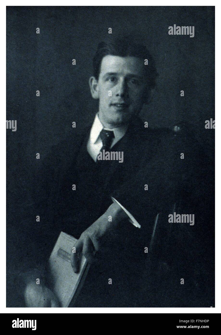 Clarence H. White (American, 1871-1925) Photographie de 1900 par Katharine Sheward Stanbery, 1870-1928. Hudson Clarence White était un photographe américain, professeur et membre fondateur du mouvement Photo-Secession. Banque D'Images