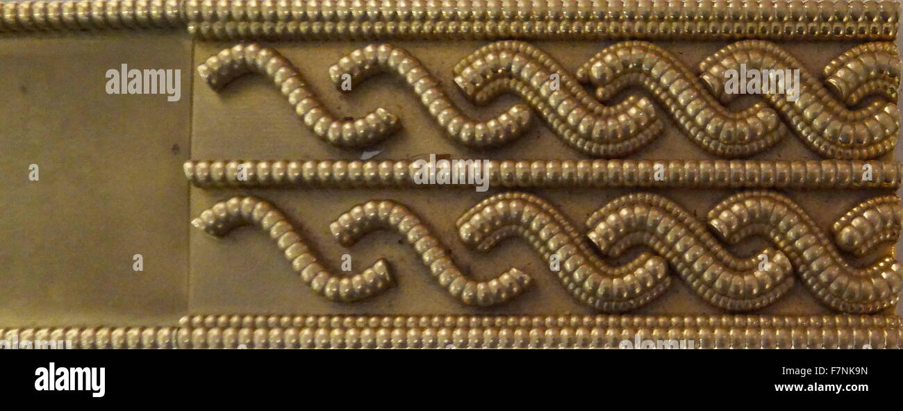 Réplique du travail en filigrane. Banque D'Images