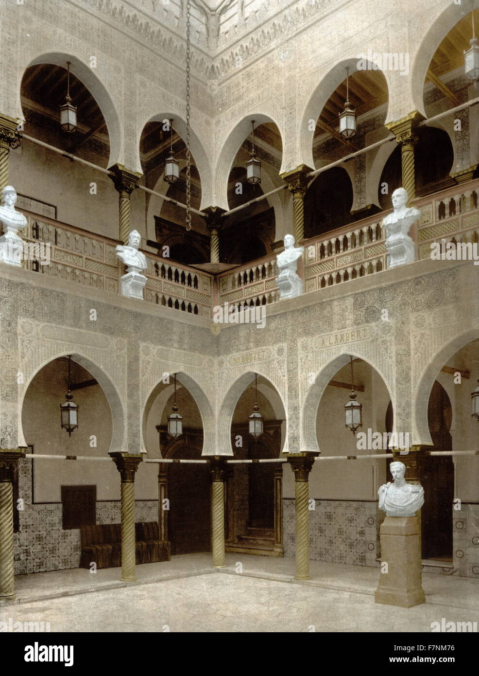 Photo Stéréoscopique Ancienne - Alger, Le Palais Consulaire - Tirage Original Avant 1900