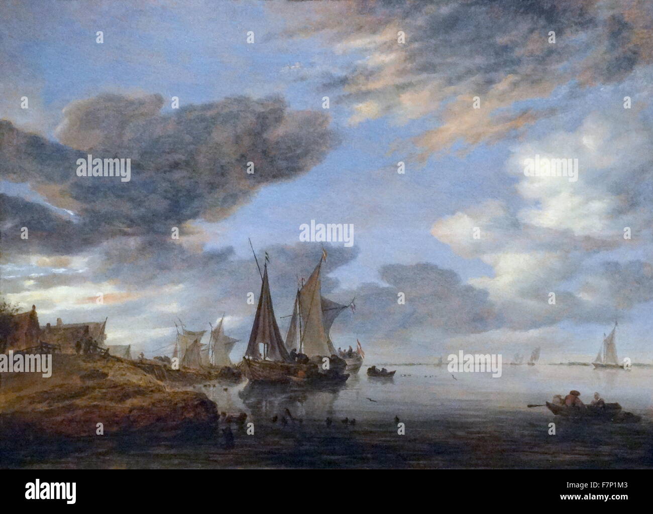 La Peinture Intitulée Village Le Long Dun Malade Par Salomon Van