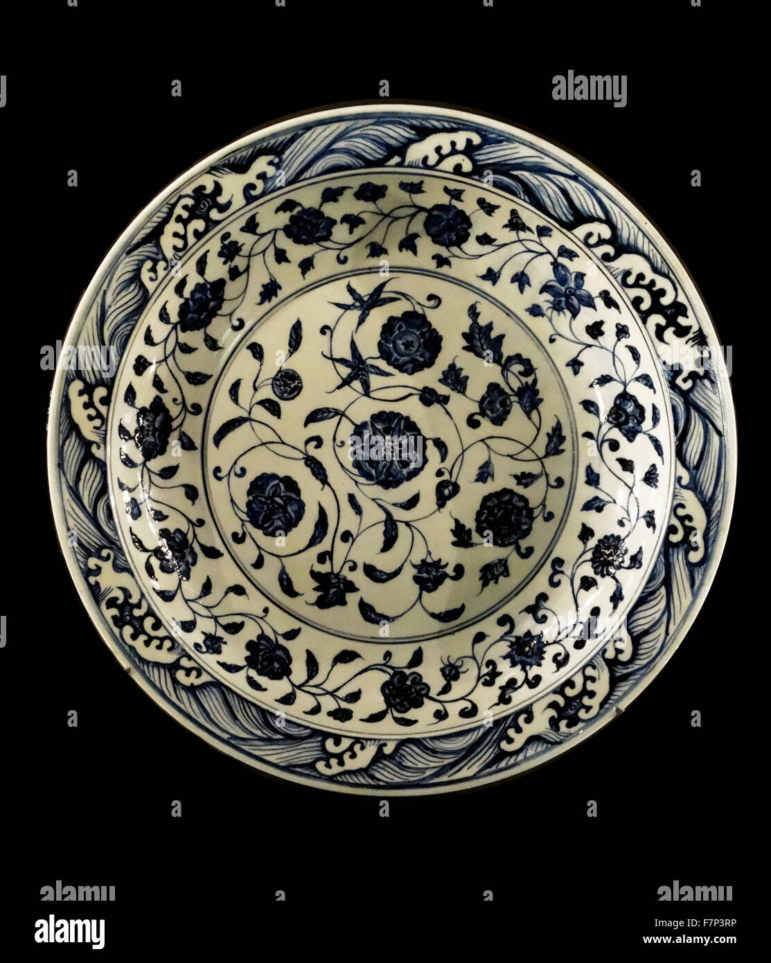 Porcelaines de Jingdezhen en date de la dynastie Ming. En date du 15e siècle Banque D'Images