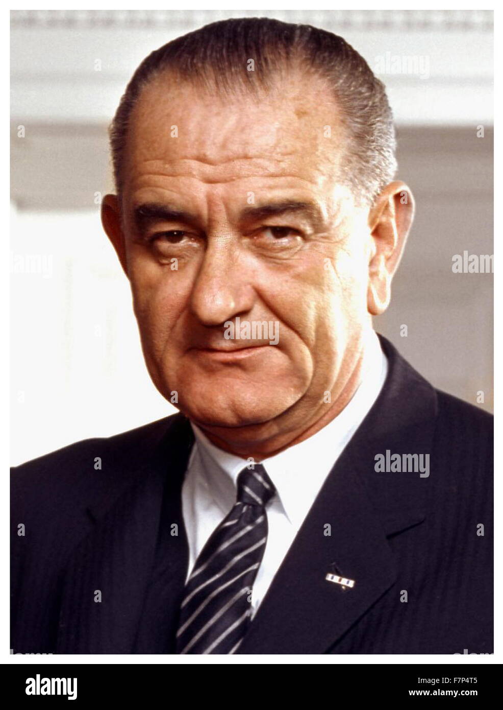 Lyndon Baines Johnson, Président des Etats-Unis 1963-1969 Banque D'Images