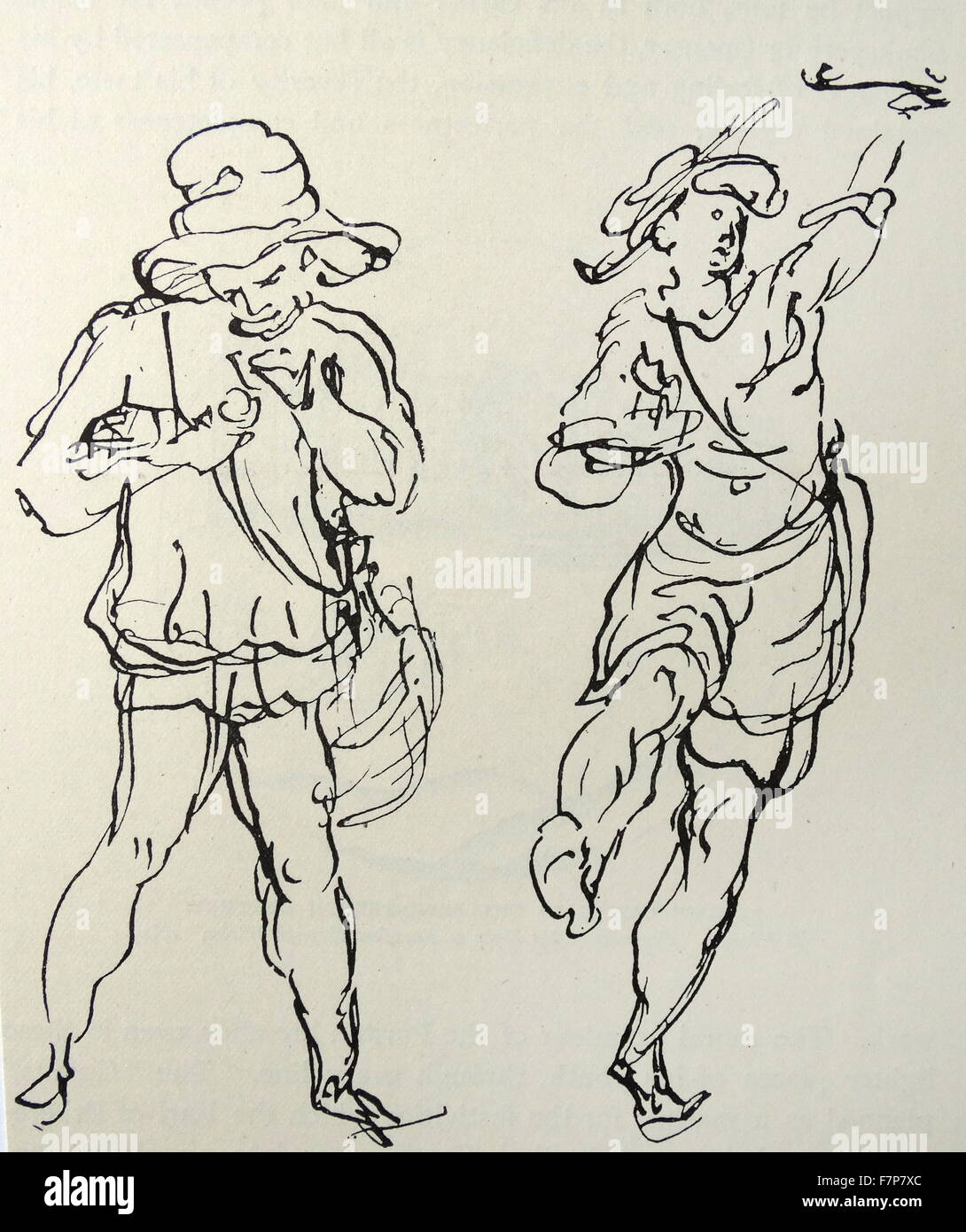 Chiffres conçu par Inigo Jones pour un masque Banque D'Images Chiffres conçu par Inigo Jones pour un masque Banque D'Images