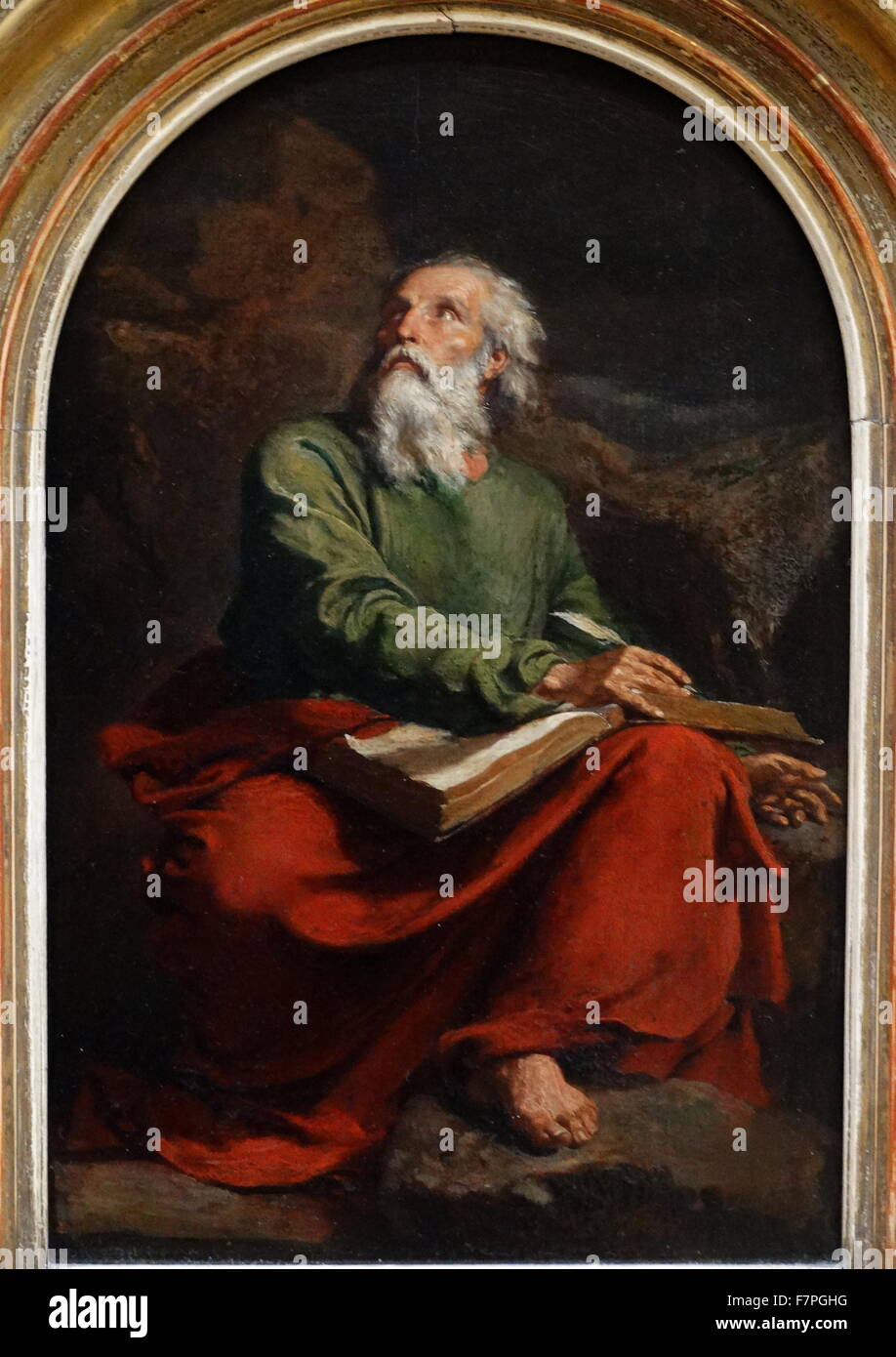 Ésaïe par Jean Louis Ernest Meissonier, 1838. Ésaïe était un prophète hébreu à partir de la 8e siècle BC. Peinture à l'huile sur panneau de chêne. Banque D'Images