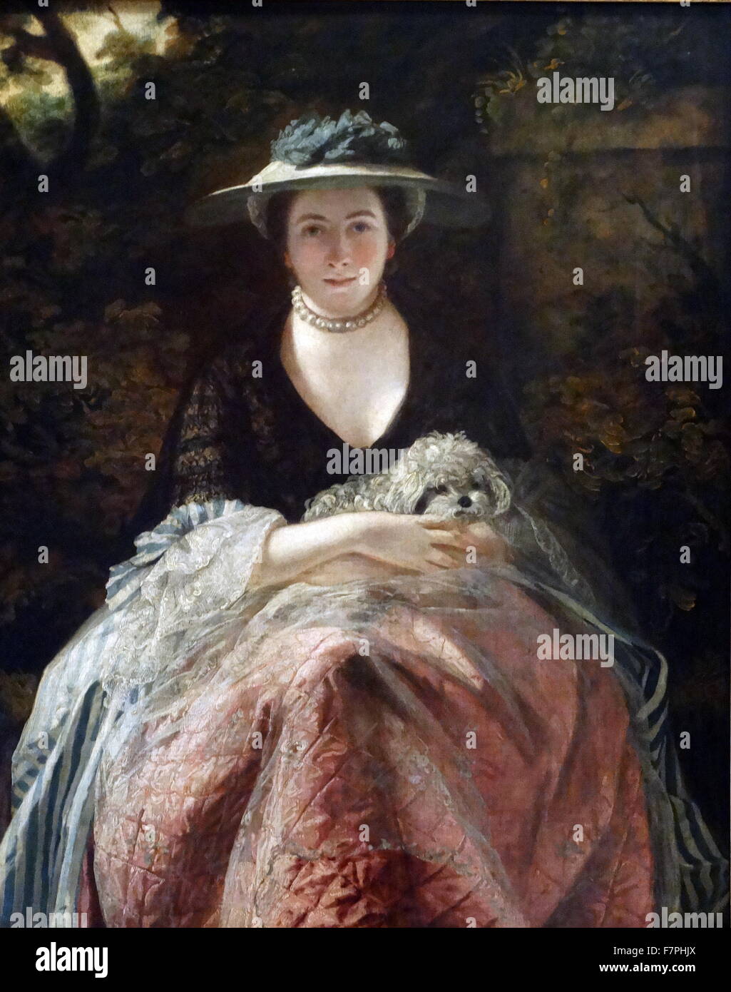 Portrait de Mme Carnac par Sir Joshua Reynolds (1723-1792) peintre anglais. En date du 18e siècle Banque D'Images