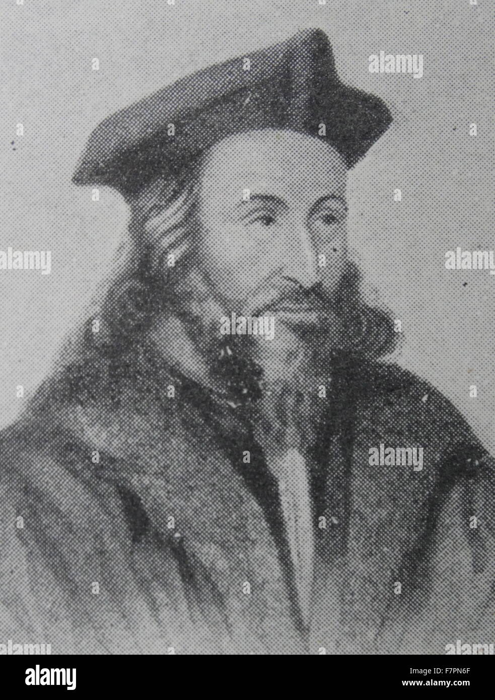 Un martyr hussite. Jerome, ou Jérôme de Prague a été l'un des nombreux réformateurs hussites qui est mort en 1416. Banque D'Images