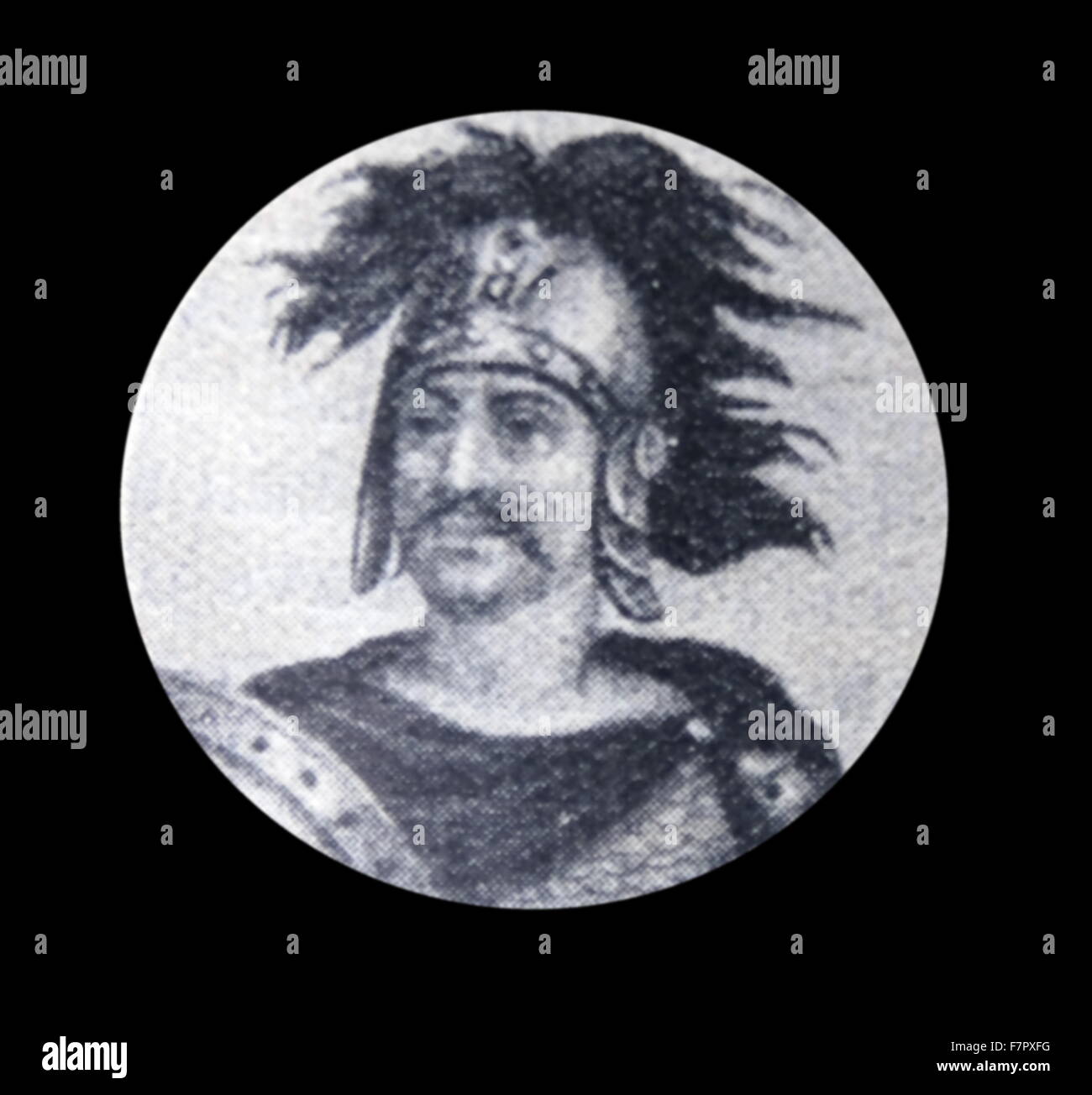 Andrei JE Yuryevich, communément appelé Andrei Bogolyubsky (ch. 1111 - 1174) fut grand prince de Vladimir-souzdal de 1157 jusqu'à sa mort. Banque D'Images