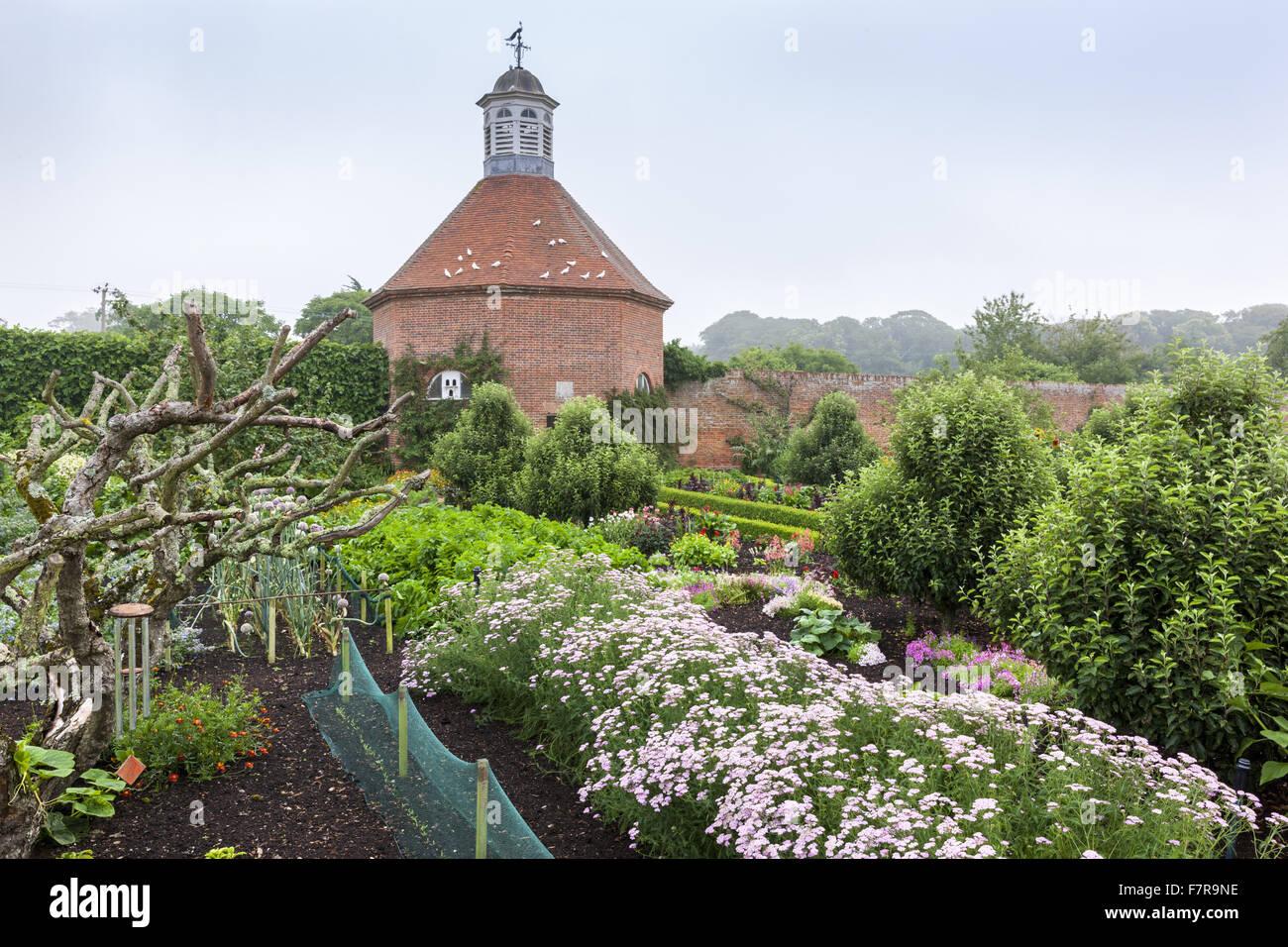 Le Pigeonnier dans le jardin clos à Felbrigg Hall, jardins et Estate, Norfolk. Banque D'Images