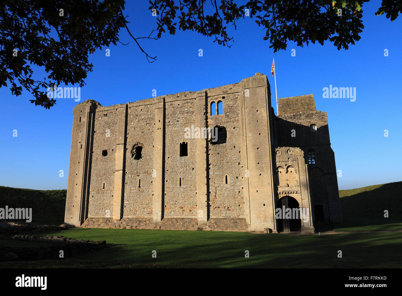 Château La hausse à Norfolk, Angleterre, Royaume-Uni. Banque D'Images