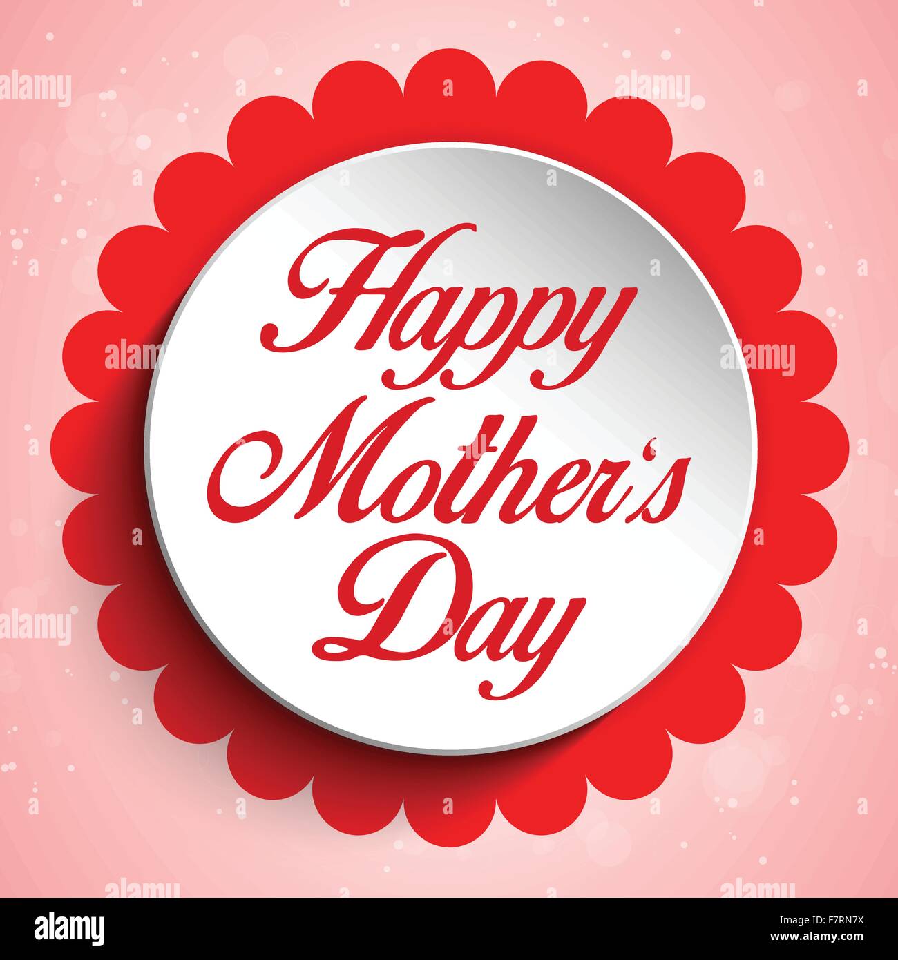 Happy Mother Day tag Background Illustration de Vecteur