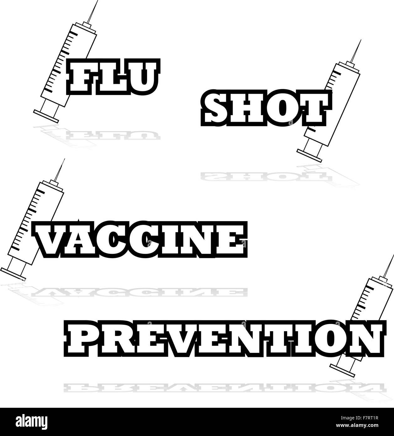 Vaccins Illustration de Vecteur