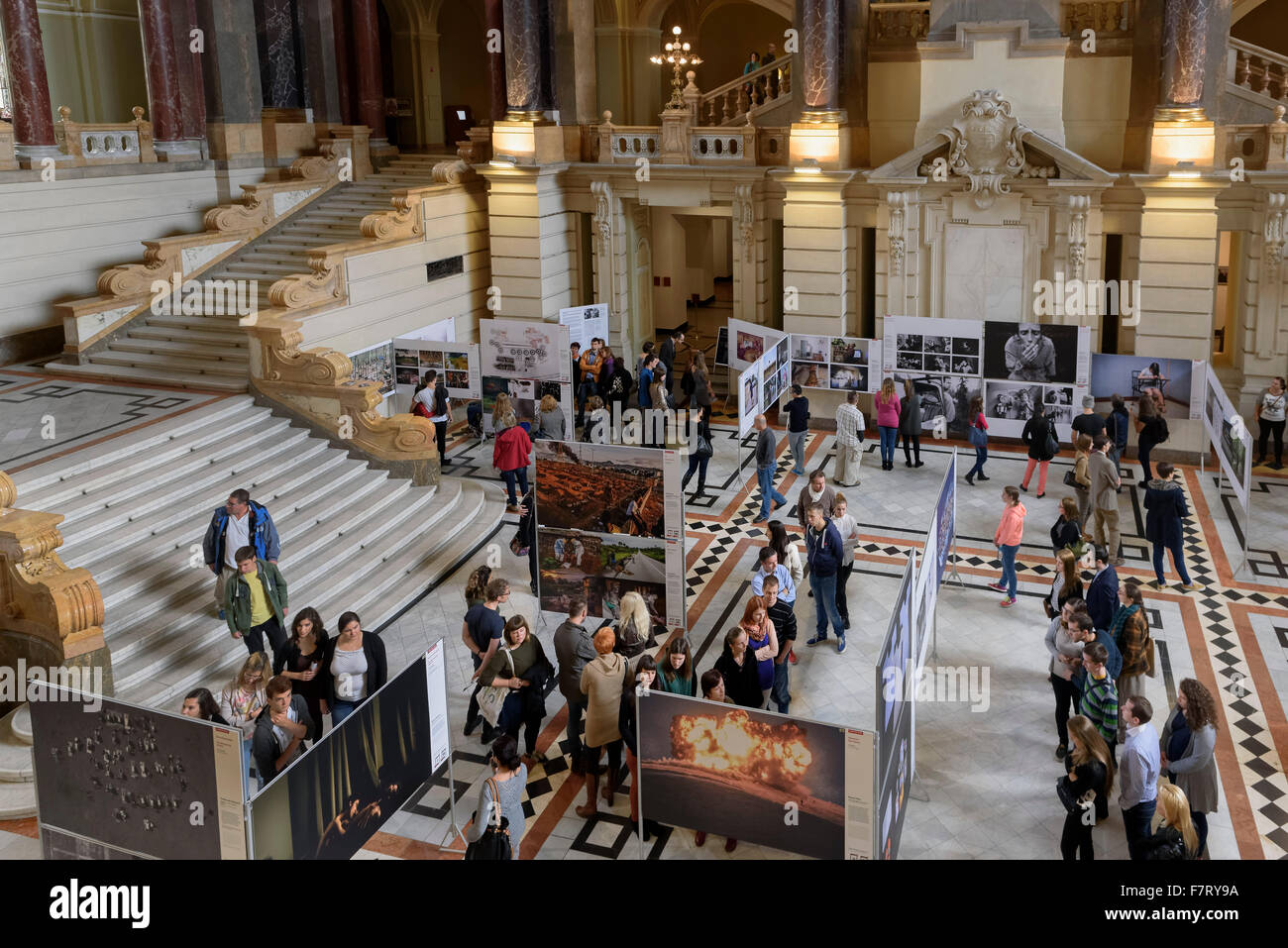 Monde presse exposition pfhoto Musée ethnographique, Néptajzi Múseum, Budapest, Hongrie-UNESCO World Heritage Banque D'Images