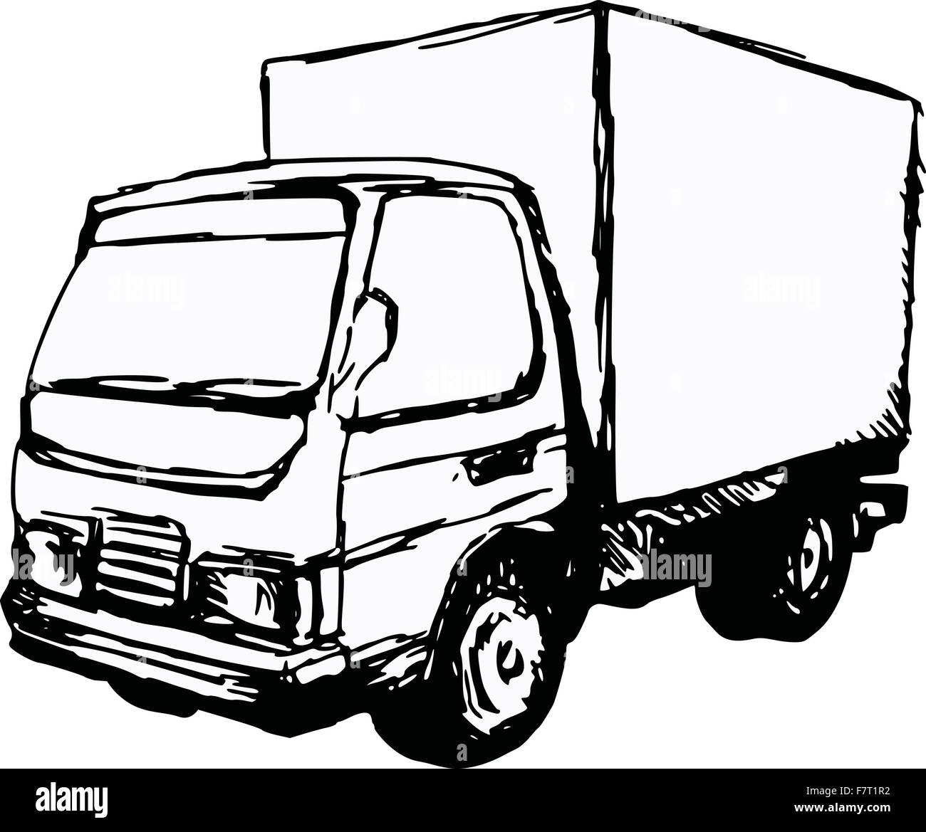 petit camion Illustration de Vecteur