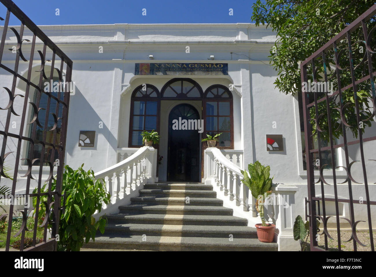 La salle de lecture de Xanana Gusmao à Dili au Timor oriental du nom de l'ancien premier ministre et président. Banque D'Images