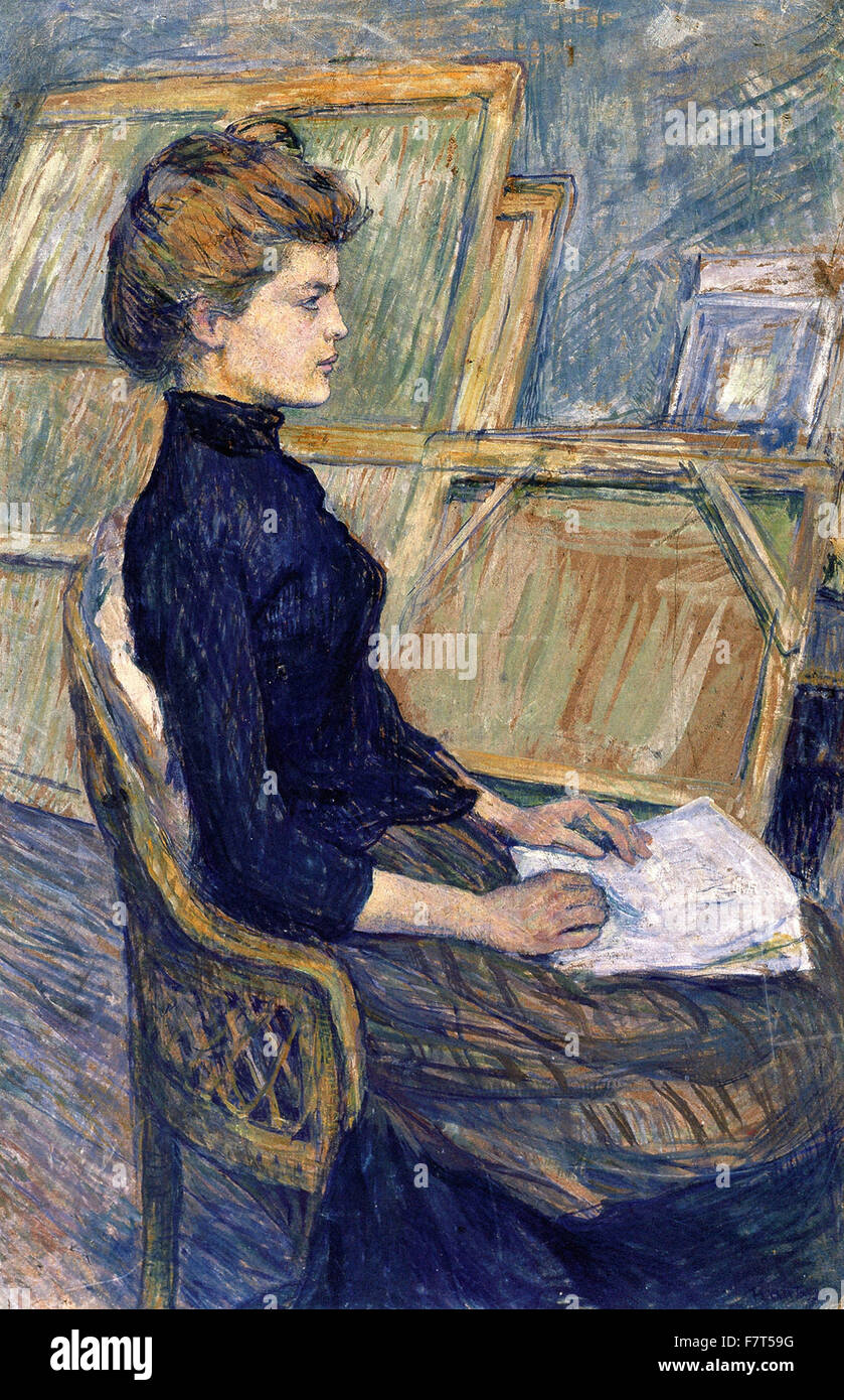 Henri de Toulouse-Lautrec - Helène varier Banque D'Images