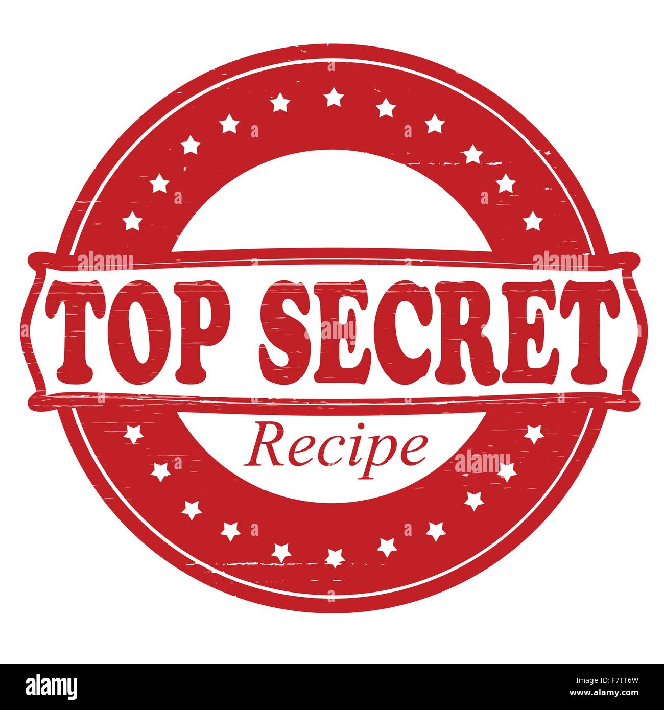 Top secret recipe Illustration de Vecteur