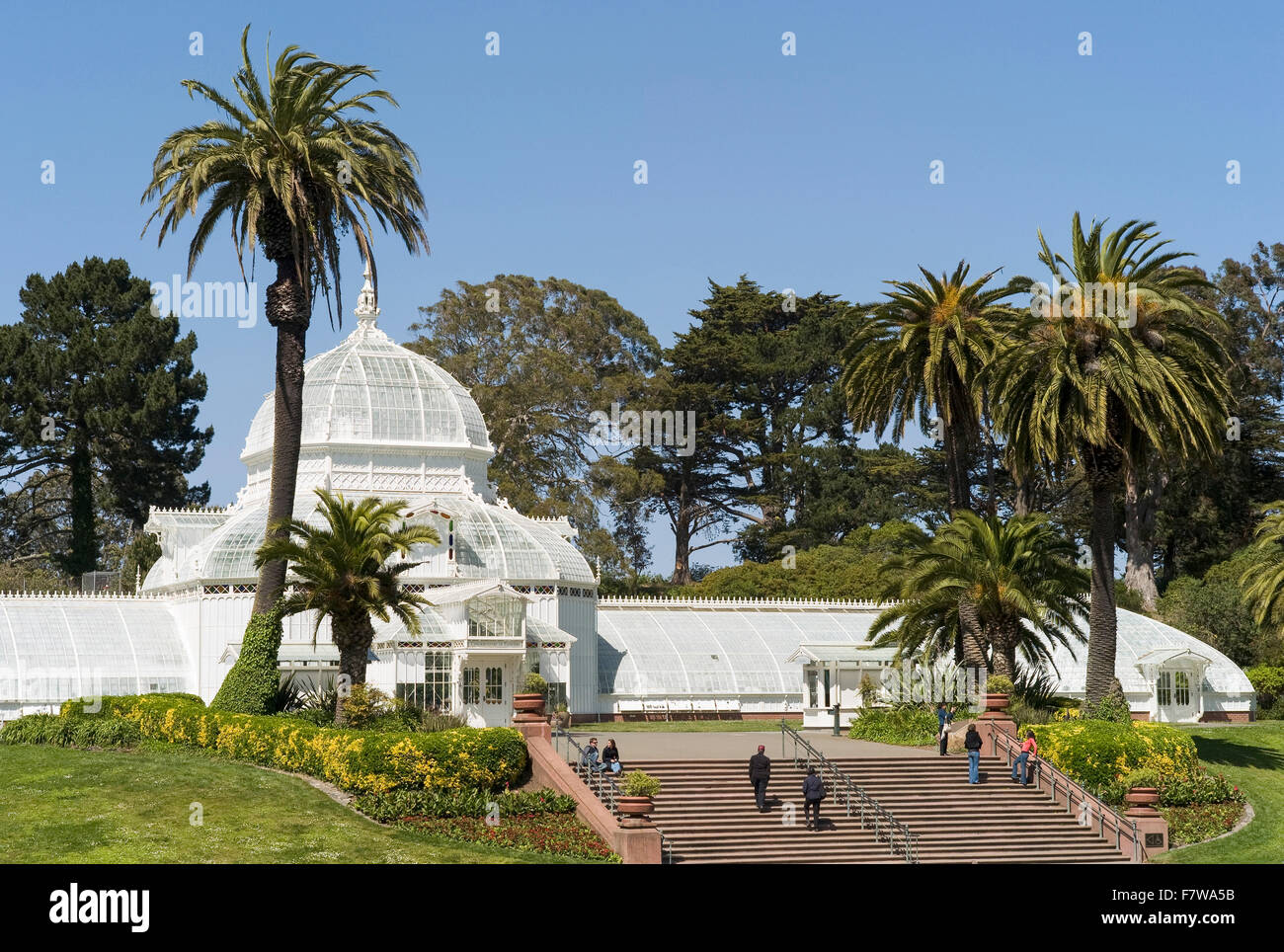 Conservatoire des fleurs, Golden Gate Park, San Francisco, California, United States Banque D'Images