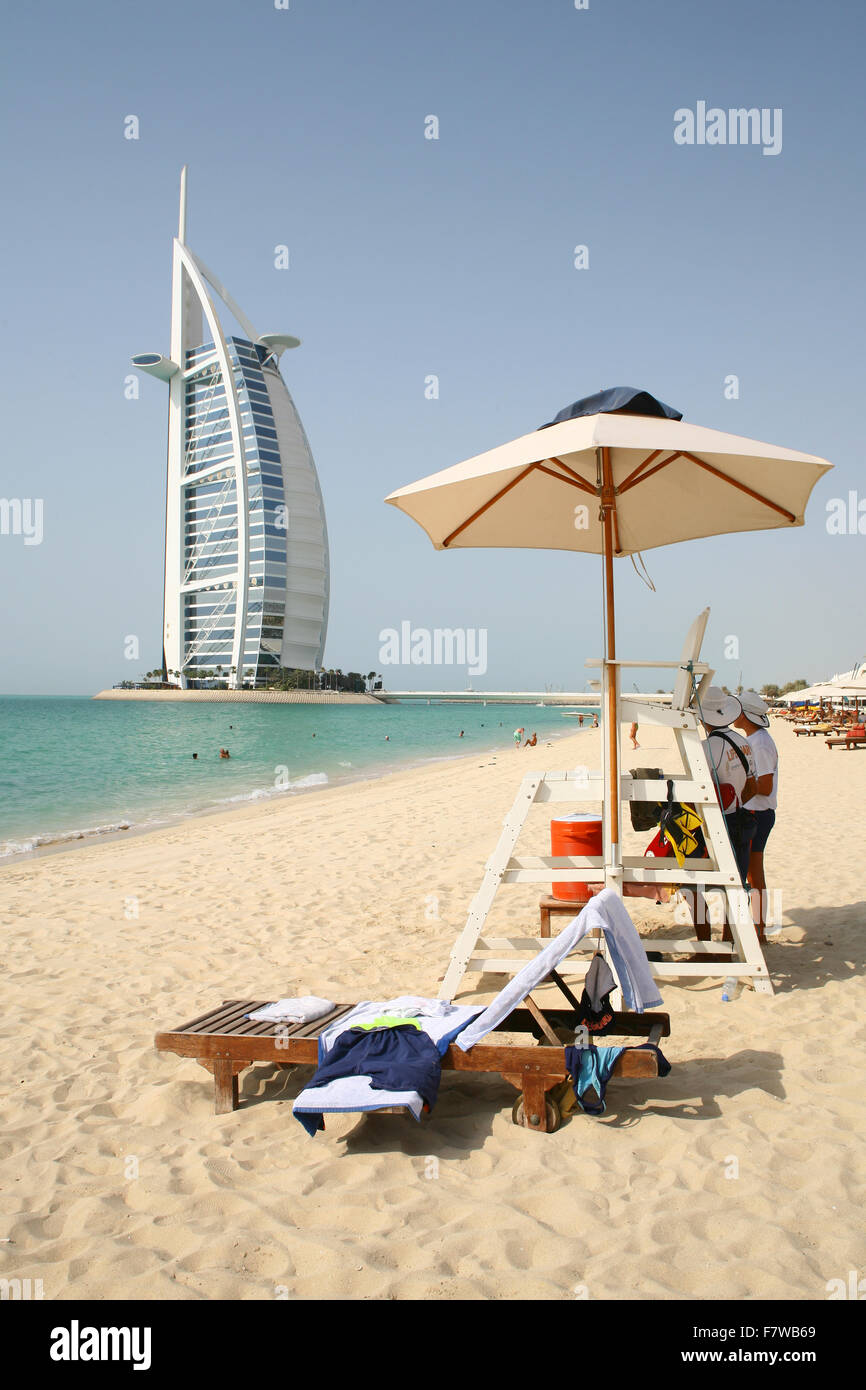 Burj Al Arab, Dubaï, Émirats Arabes Unis Banque D'Images