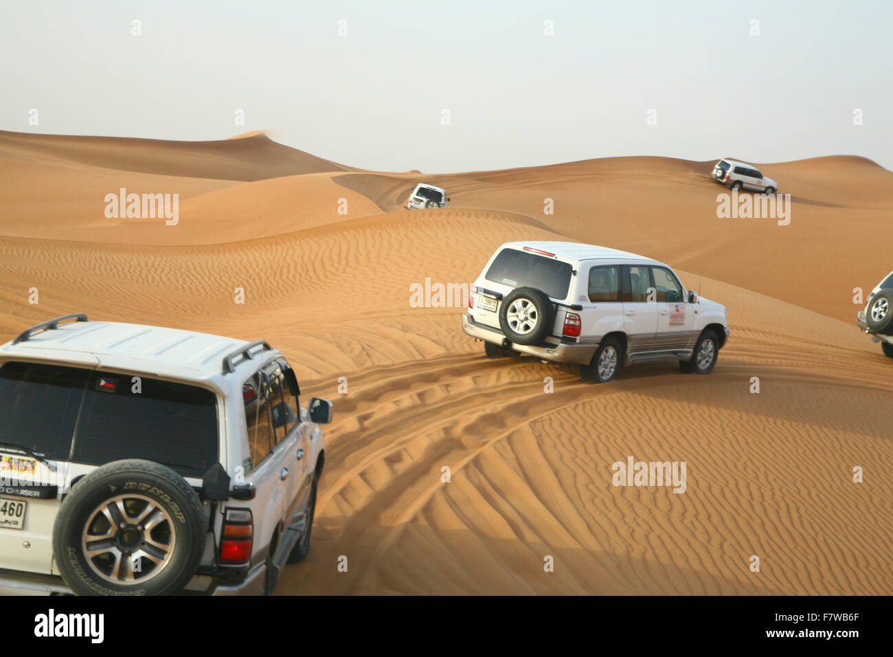 Safari dans le désert, Dubaï, Émirats Arabes Unis Banque D'Images