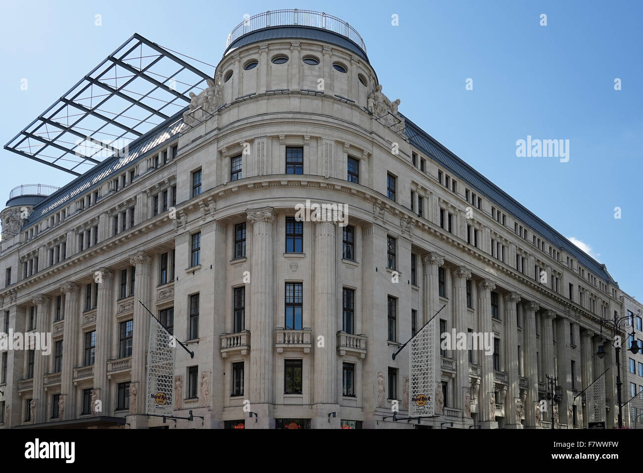 Hard Rock Cafe building à Budapest Banque D'Images