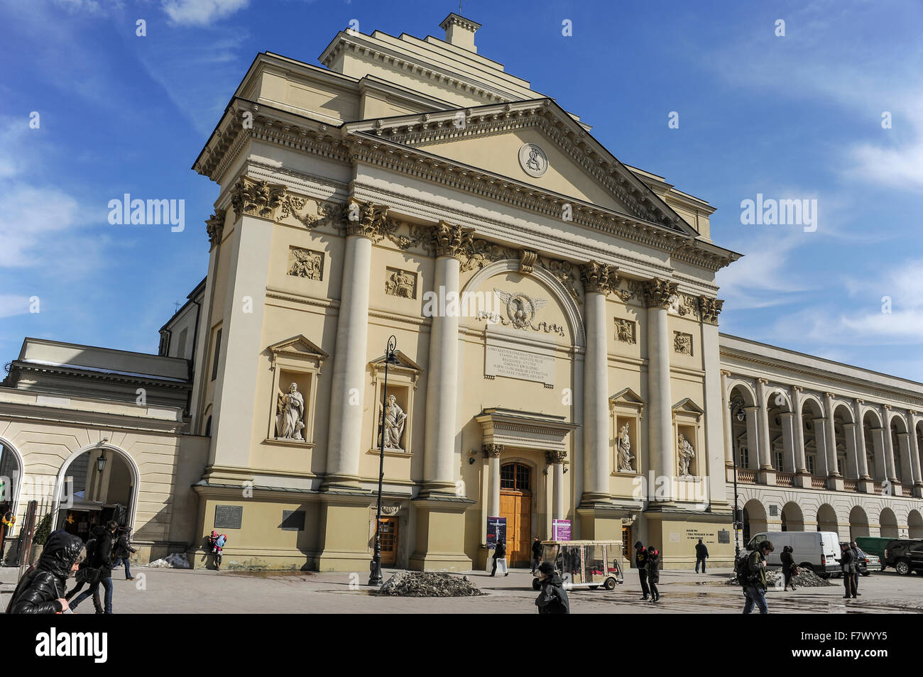 Kościół św. Anny, Varsovie, Pologne Banque D'Images