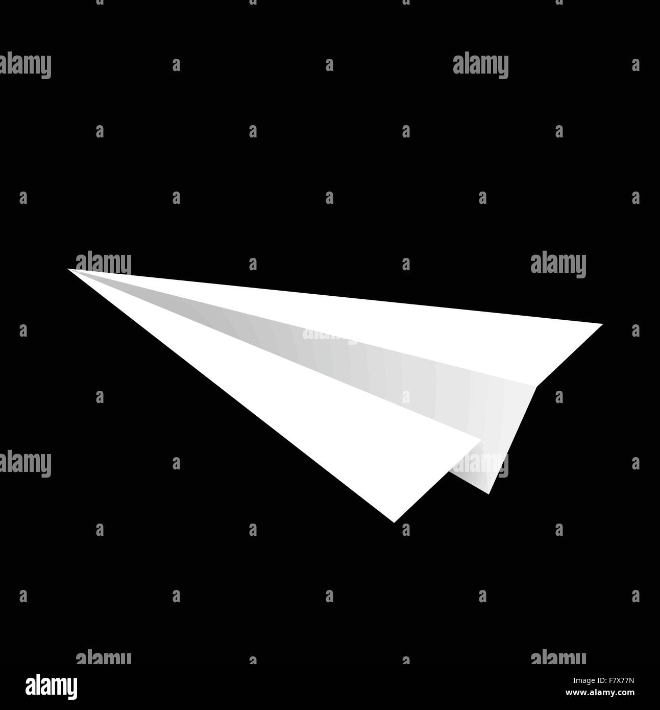 avion de papier Illustration de Vecteur