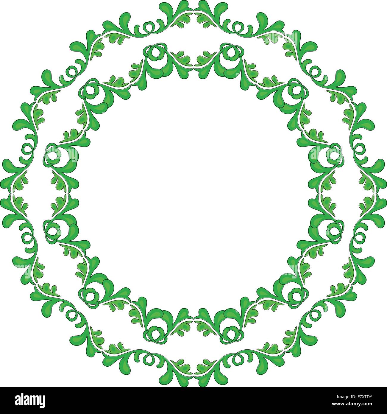 Cercle décoratif Illustration de Vecteur