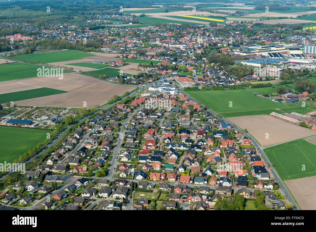 Damme (dümmer) d'en haut, le district de Vechta, Niedersachsen, Allemagne Banque D'Images