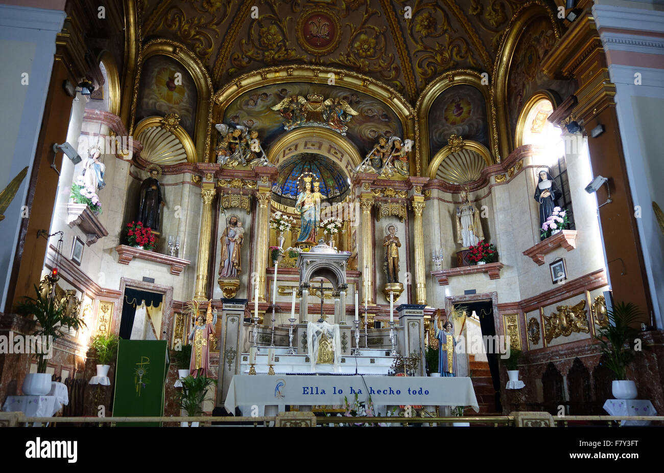 Santuario Maria Auxilium dans Ronda Espagne Banque D'Images