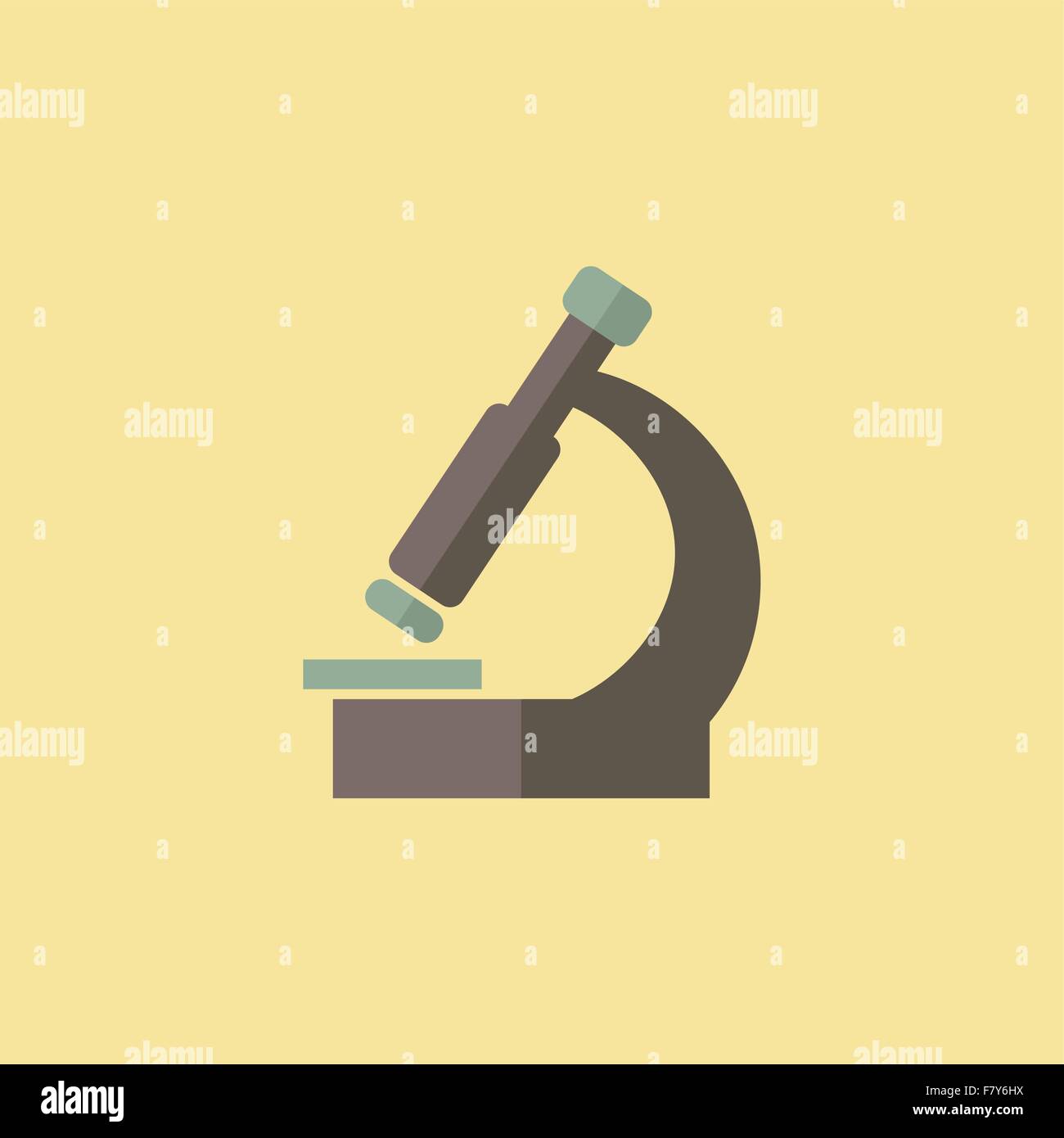 Icône de microscope Illustration de Vecteur