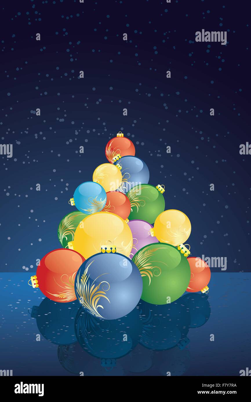 Sapin de Noël Illustration de Vecteur