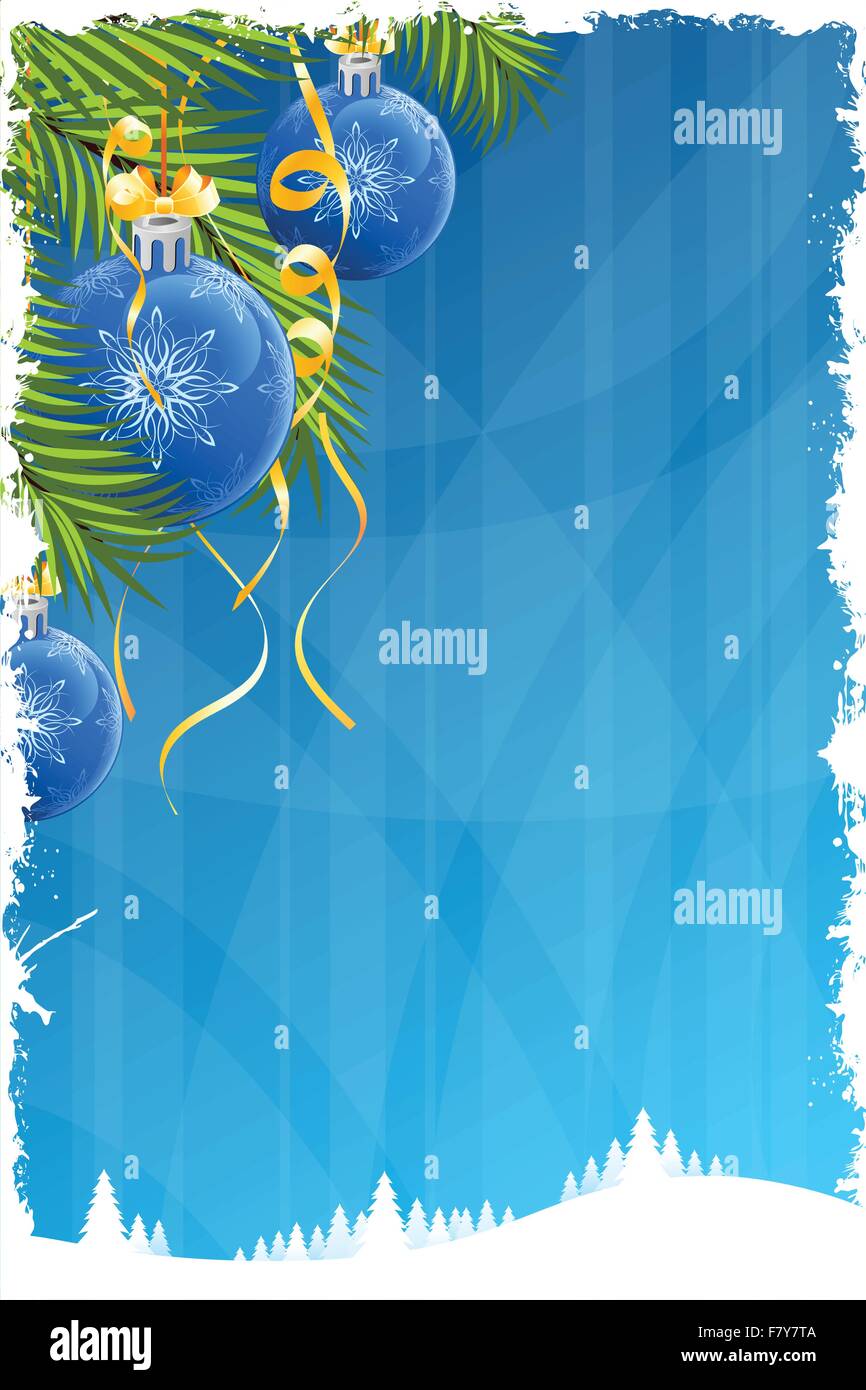 Grunge Christmas background Illustration de Vecteur