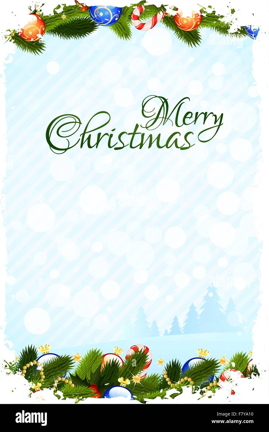 Grungy Carte de Noël Illustration de Vecteur