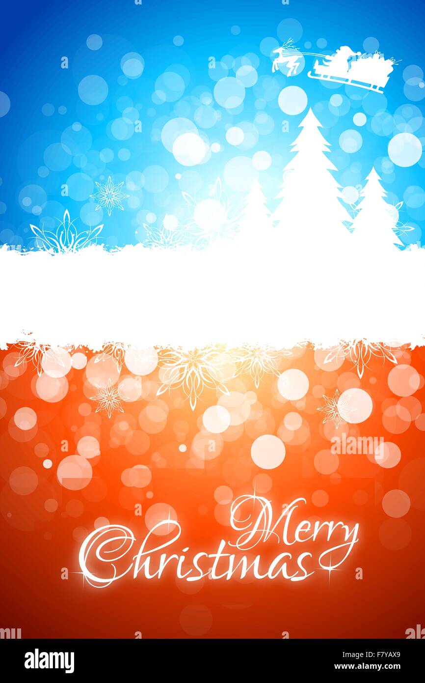 Carte de Noël Illustration de Vecteur