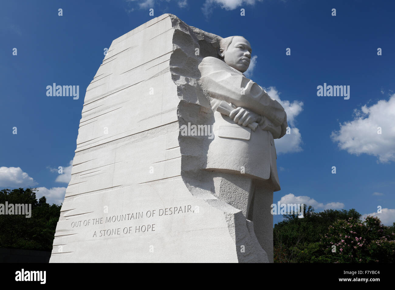 Martin Luther King Memorial, le Washington Mall, Washington, D.C., United States Banque D'Images
