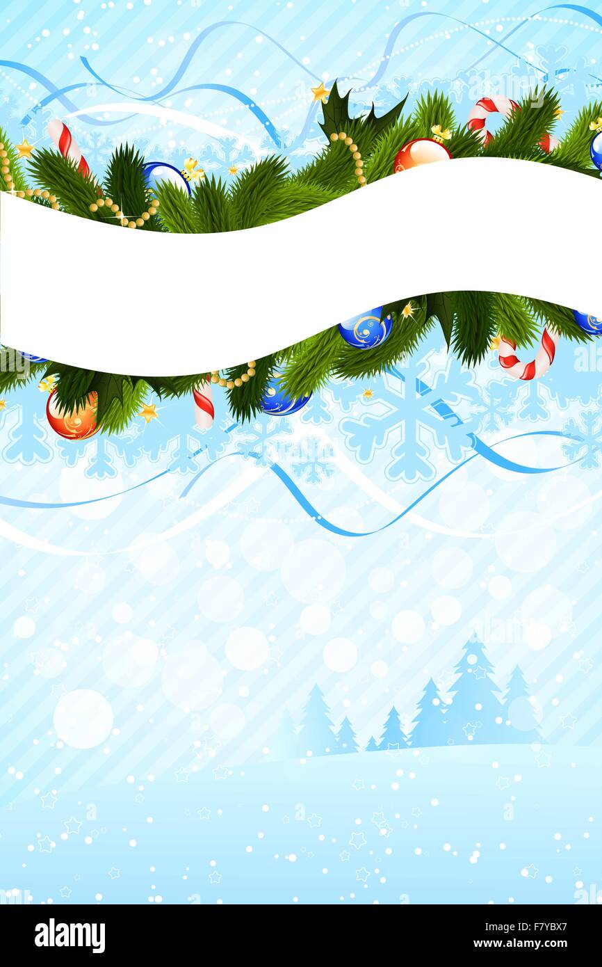 Carte de Vœux de Noël Illustration de Vecteur