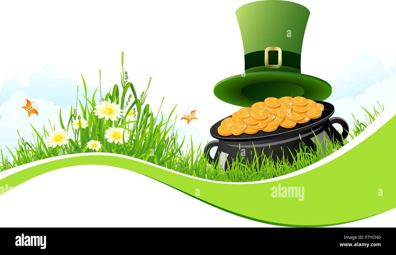 St Patrick Day Background Illustration de Vecteur