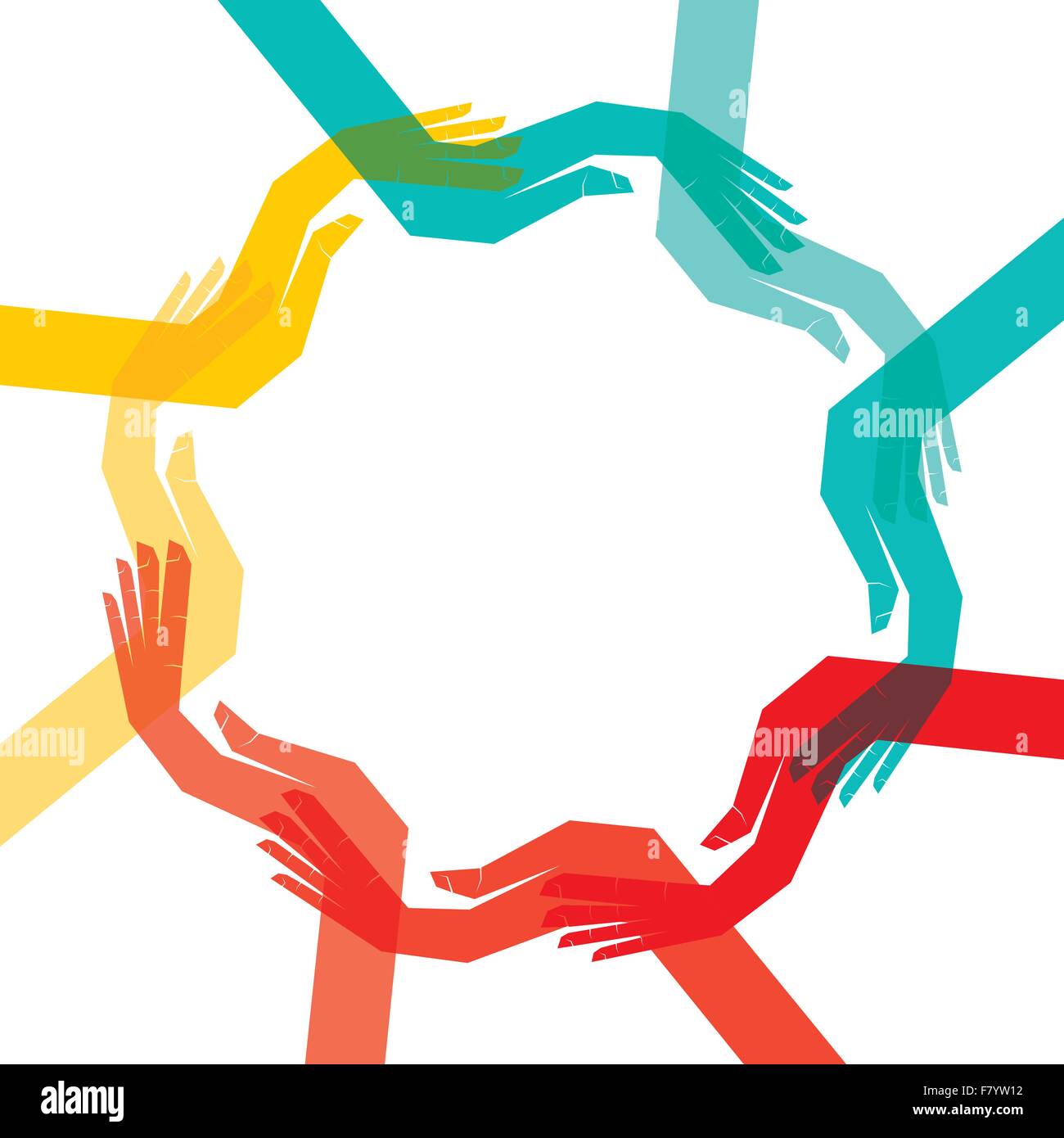 Faire part de couleur, forme ronde pour sauver les choses Illustration de Vecteur