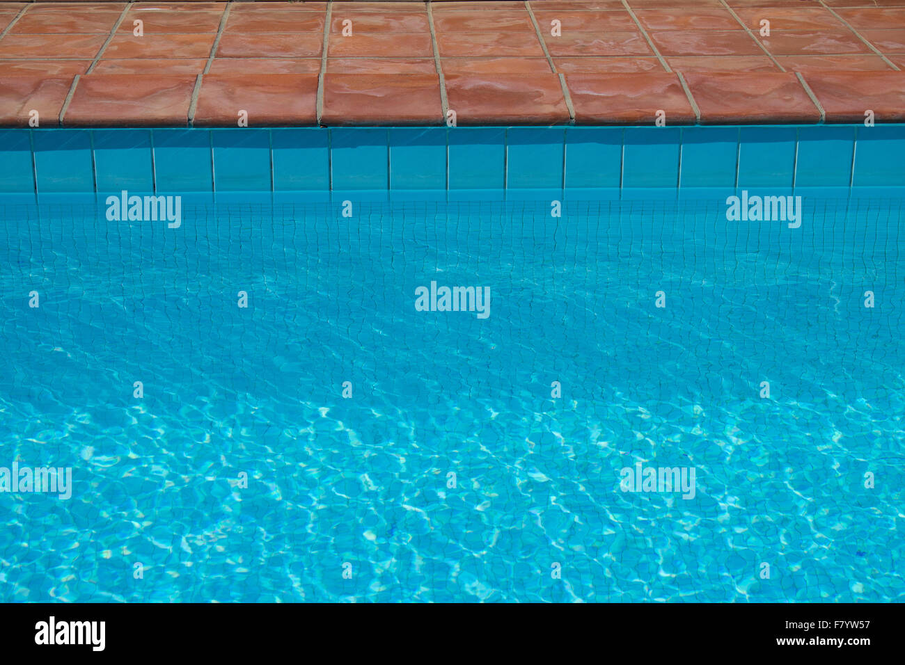 Piscine, l'eau de fond de rides Banque D'Images