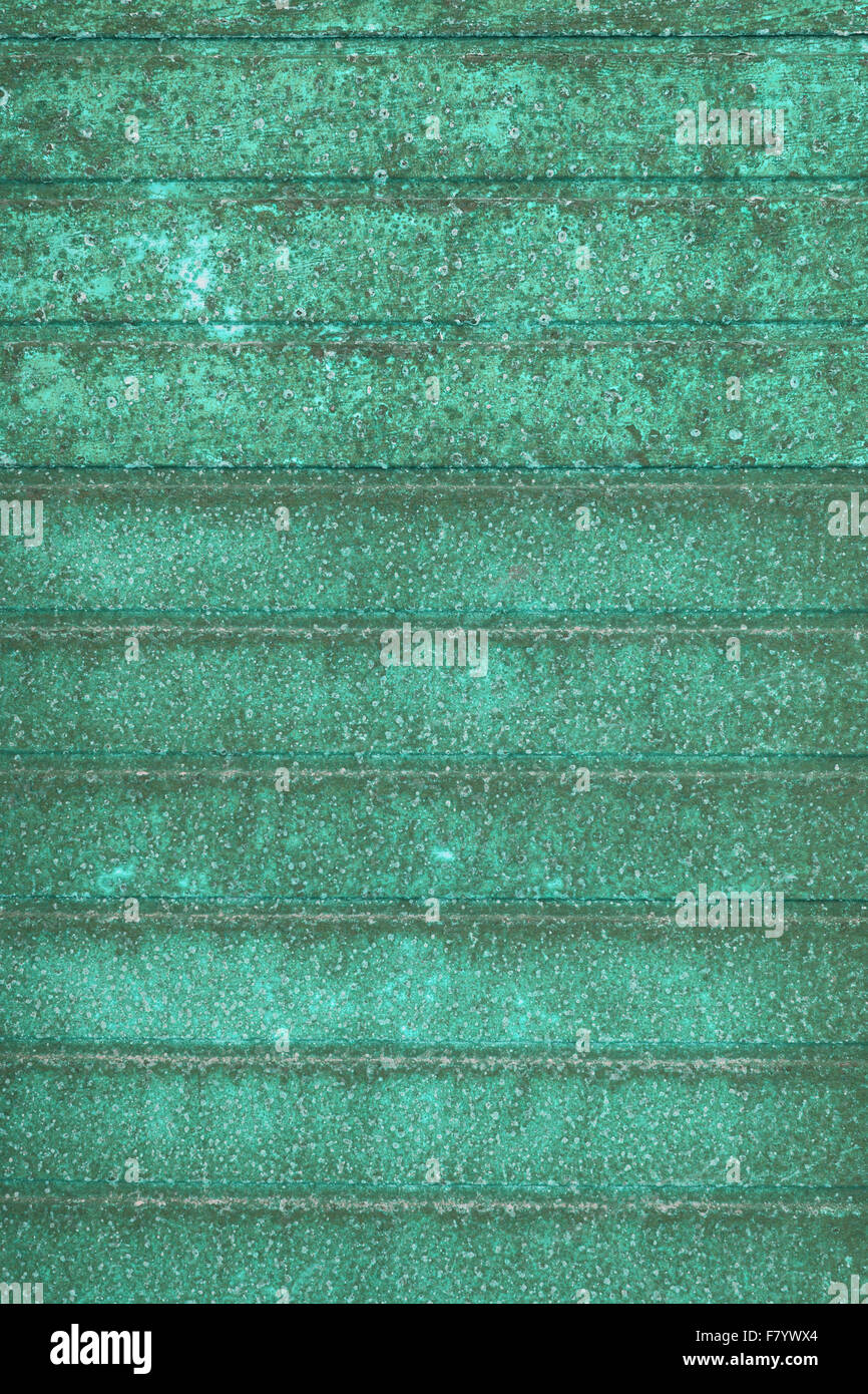 De métal rouillé - Rusty background - vieille porte de garage Banque D'Images