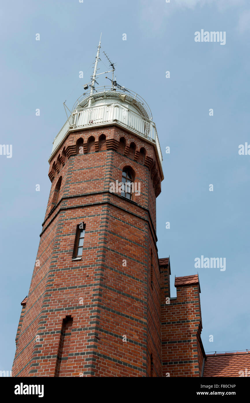 Phare de Ustka, Poméranie, Pologne Banque D'Images Phare de Ustka, Poméranie, Pologne Banque D'Images