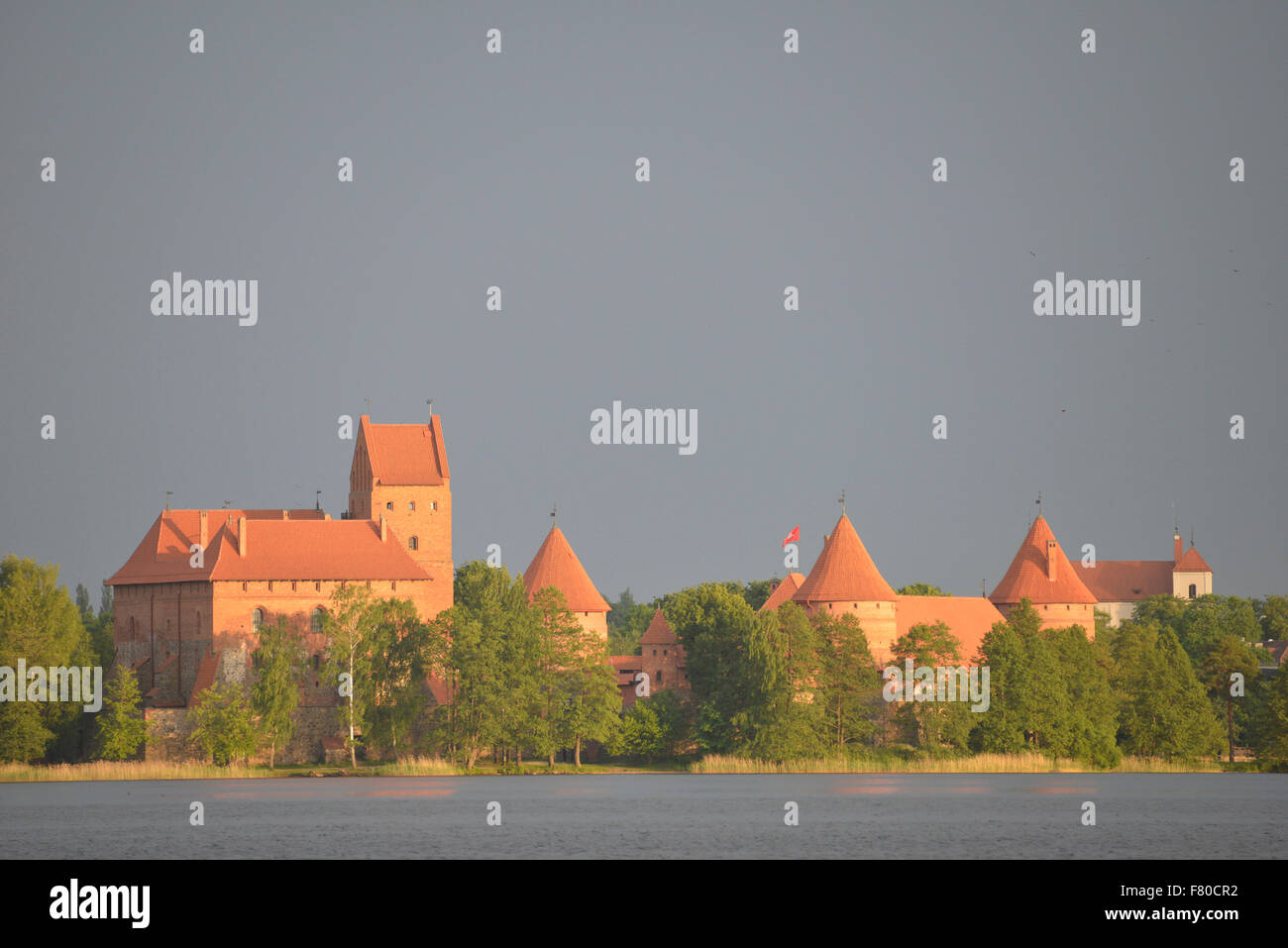 Château de l'île de Trakai, Lituanie trakai, Banque D'Images Château de l'île de Trakai, Lituanie trakai, Banque D'Images